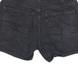 LEVI'S Womens Denim Shorts Black S W26