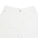 GITANO Womens Denim Shorts White 90s M W30
