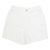 GITANO Womens Denim Shorts White 90s M W30