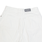GITANO Womens Denim Shorts White 90s M W30