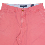 TOMMY HILFIGER Womens Chino Shorts Pink M W32