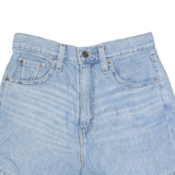 LEVI'S High Rise Womens Denim Shorts Blue Loose S W26