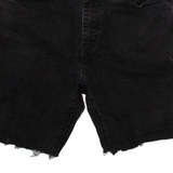 LEVI'S 510 Womens Pedal Pushers Shorts Black L W34