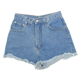 ETAM Womens Denim Shorts Blue UK 12 W26