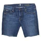 Womens Jorts Shorts Blue M W32