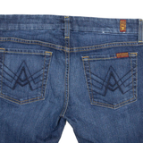 Womens Jorts Shorts Blue M W32