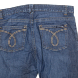 CALVIN KLEIN JEANS Womens Jorts Shorts Blue UK 12 W26