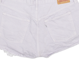 LEVI'S 501 Womens Denim Shorts Purple M W30