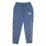 PUMA Mens Joggers Blue Tapered S W28 L28