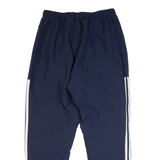 ADIDAS Mens Track Pants Blue Tapered L W28 L27