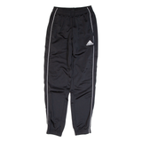 ADIDAS Mens Track Pants Black Tapered XS W24 L29