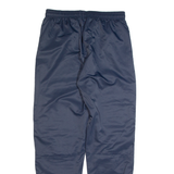REEBOK Mesh Lined Mens Track Pants Blue Tapered L W30 L30