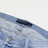 HOLLISTER Distressed Low Rise Womens Jeans Blue Bootcut Stone Wash W34 L26