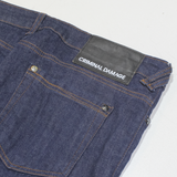 CRIMINAL DAMAGE Womens Jeans Blue Slim Skinny W33 L30