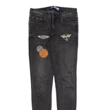 SUPERDRY Cassie Womens Jeans Black Slim Skinny W28 L32