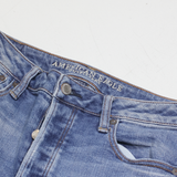 AMERICAN EAGLE Womens Jeans Blue Slim Tapered Stone Wash W28 L27
