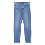 TRUE RELIGION Jennie Curvy Womens Jeans Blue Slim Skinny Stone Wash W28 L28
