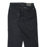 HARLEY DAVIDSON Mens Jeans Black Relaxed Tapered W34 L27