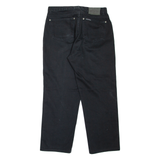 HARLEY DAVIDSON Mens Jeans Black Relaxed Tapered W34 L27