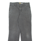 CARHARTT Workwear Mens Jeans Grey Relaxed Straight W30 L28