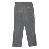 CARHARTT Workwear Mens Jeans Grey Relaxed Straight W30 L28