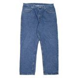 WRANGLER Mens Jeans Blue Relaxed Straight W36 L30