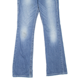 TRUE RELIGION Hi-Rise Womens Jeans Blue Regular Bootcut Stone Wash W27 L29