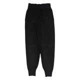 JACK WILLS Womens Joggers Black Tapered UK 6 W24 L28