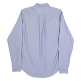 TIMBERLAND Mens Plain Shirt Blue Long Sleeve S