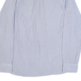 TOMMY HILFIGER DENIM Mens Shirt Blue 90s Striped Long Sleeve L