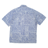 Mens Shirt Blue Floral M