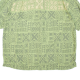 OCEAN PACIFIC Mens Shirt Green Viscose Geometric 2XL