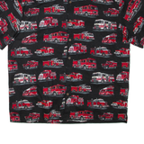 HIGH SEAS Fire Trucks Mens Shirt Black XL