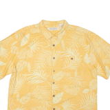 ISLAND REPUBLIC Mens Hawaiian Shirt Orange Floral XL