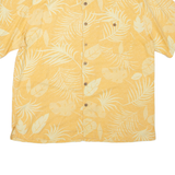 ISLAND REPUBLIC Mens Hawaiian Shirt Orange Floral XL