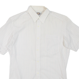 BLUESTONE CLUB Mens Shirt White Striped M