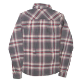CARHARTT Womens Shirt Grey Check Long Sleeve XS