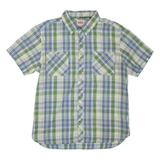 LEVI'S Modern Mens Shirt Green Check XL