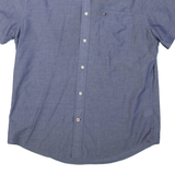 TOMMY HILFIGER Mens Plain Shirt Grey L
