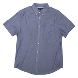 TOMMY HILFIGER Mens Plain Shirt Grey L