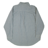 WRANGLER Mens Shirt Blue Check Long Sleeve 2XL