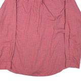 NAUTICA Mens Shirt Red Check Long Sleeve 2XL