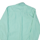 TOMMY HILFIGER Mens Plain Shirt Green Long Sleeve XL