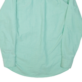 TOMMY HILFIGER Mens Plain Shirt Green Long Sleeve XL