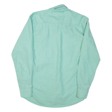 TOMMY HILFIGER Mens Plain Shirt Green Long Sleeve XL