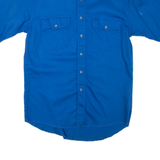 WRANGLER Mens Plain Shirt Blue M