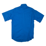 WRANGLER Mens Plain Shirt Blue M