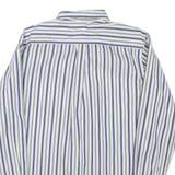 TOMMY HILFIGER Mens Shirt White Striped Long Sleeve L