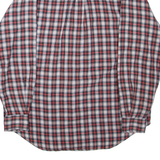 NAUTICA Mens Shirt Red Check Long Sleeve M