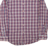 TOMMY HILFIGER Mens Shirt Red Check Long Sleeve L